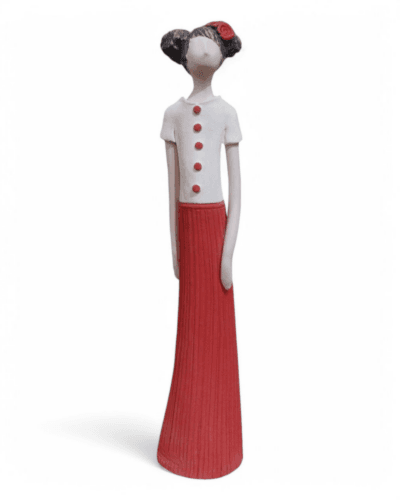 'Feminine Harmony' - Artistic Ceramic Female Sculpture