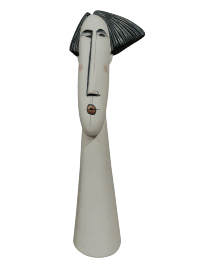 Timeless Visage "Paris" Ceramic Mythology-Inspired Male Sculpture