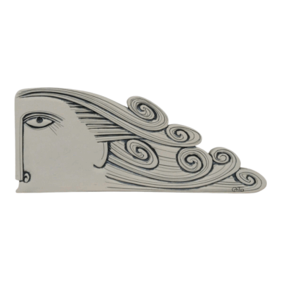 Artistic Air: Unique Bookend Design "Oceanis"