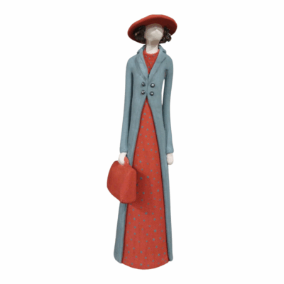 'Winter Charm' Handcrafted Ceramic Lady