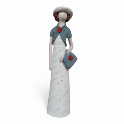 Silent Patterns - Decorative Ceramic Female Sculpture