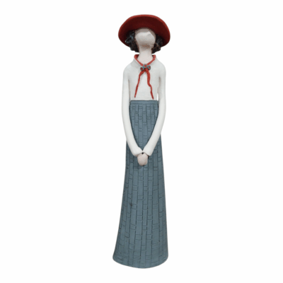Silent Reverie - Decorative Ceramic Woman Figurine
