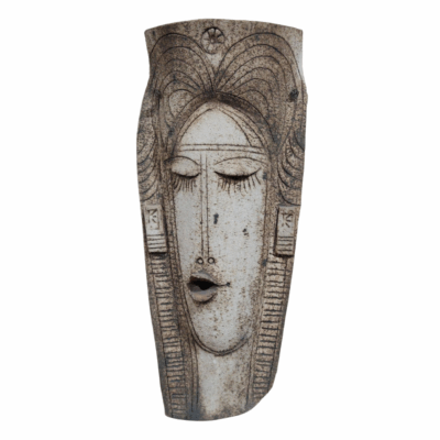 Ancient Dreamer - Handcrafted Ceramic Female Wall Art