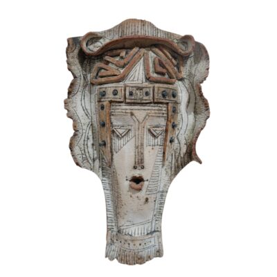 Primordial Beauty - Ceramic Female Wall Mask
