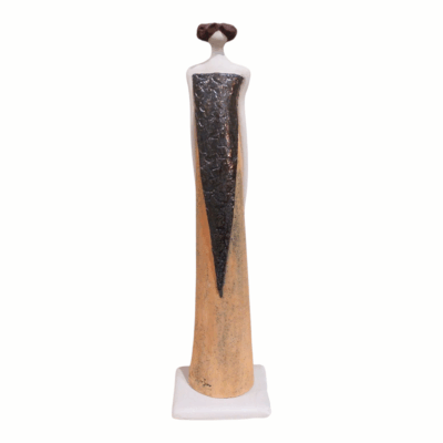 Night Glow - Elegant Ceramic Woman Figurine