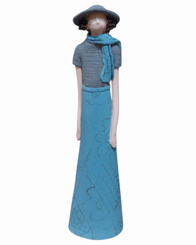 'Elegant Whispers' Artistic Ceramic Woman