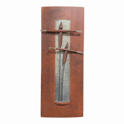 Earthbound scarecrows - Handmade Ceramic wall Art