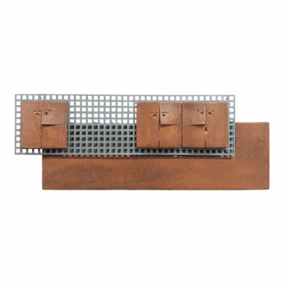 Faces in form - Contenporary Ceramic&Metal  Wall Art Sculpture