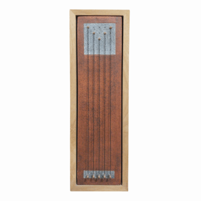 Abstract Ceramic wall art in Wooden frame - Echoes of Earth