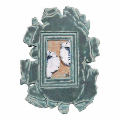 Window of face - Contemporary Porcelain&Ceramic Wall Art