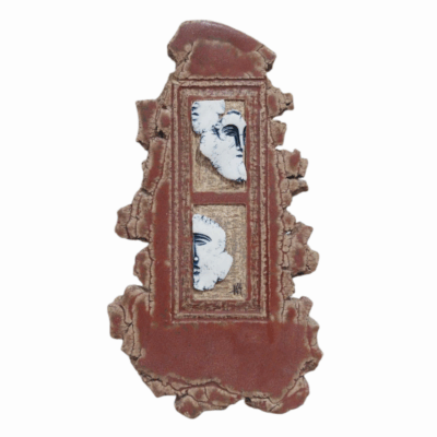 Porcelain Souls - Ceramic Wall art Sculpture with Porcelain Faces