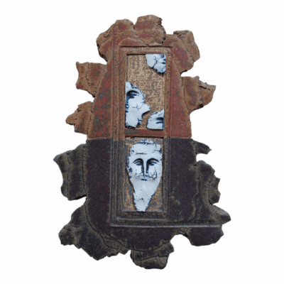 Contemporary Ceramic Window Wall Art - Behind the window,the soul