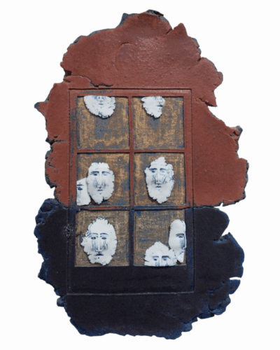 The Watchers - Ceramic Window Series Wall Art