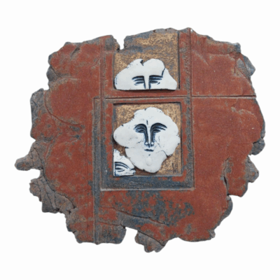 Silent Witness - Ceramic wall Art Sculpture