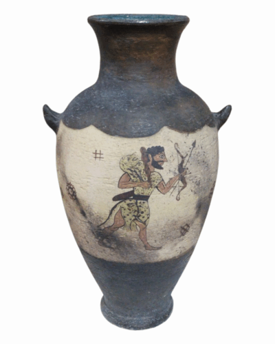 Legendary Hero - Hercules and the Ceryneian Hind Ceramic Art Vase