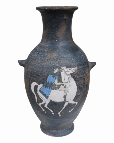 Echoes of Antiquity - Greek-Inspired Classical Ceramic Art Vase