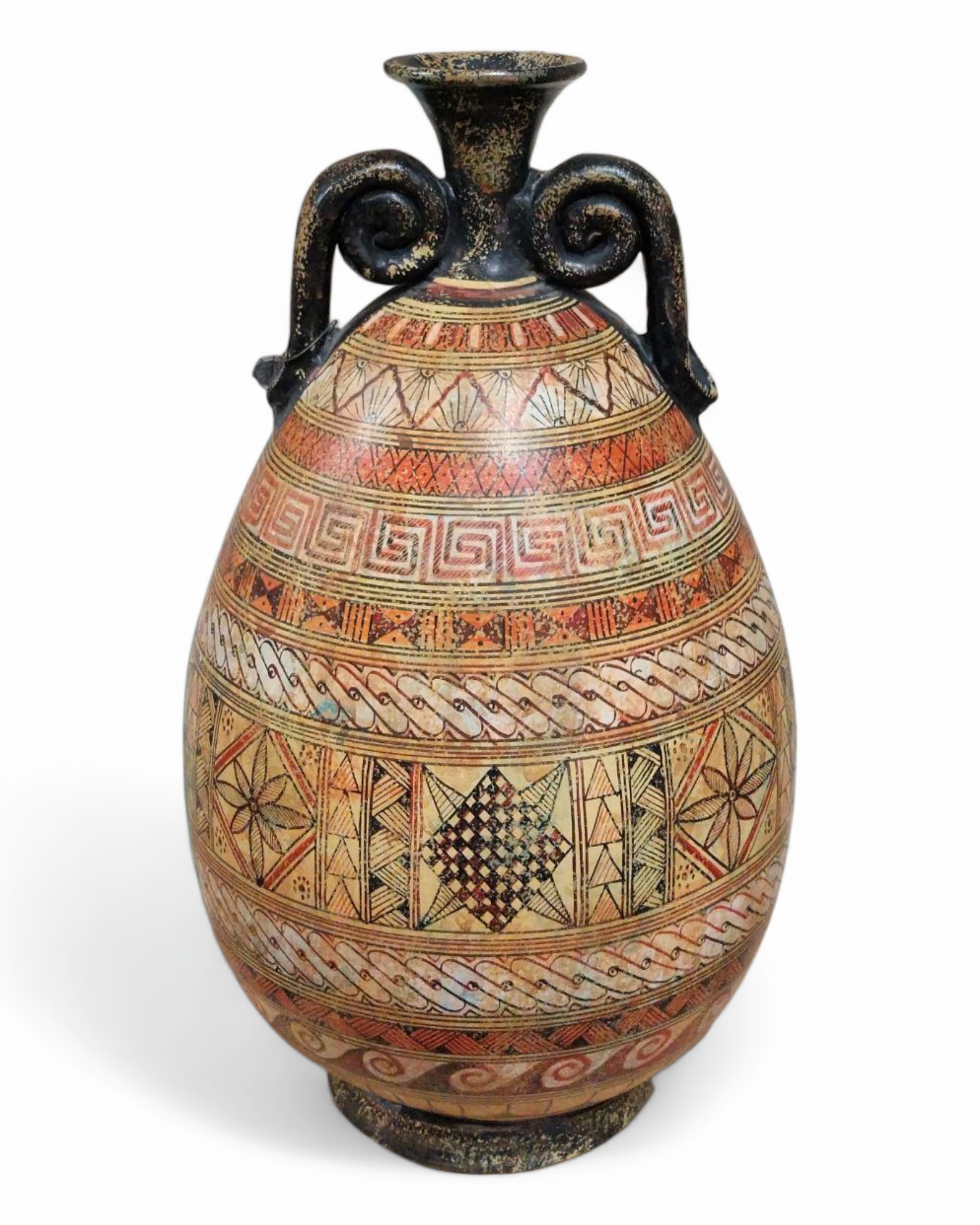 Melodies in Motion - Greek Mythology Inspired Geometric ceramic vase - Image 2