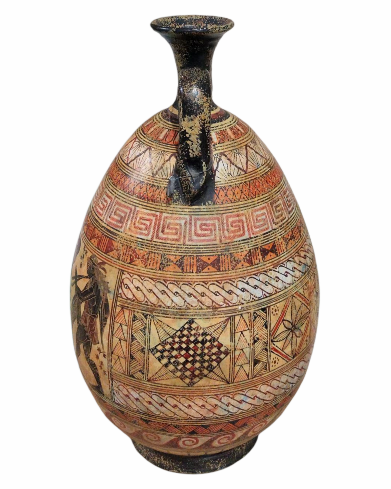 Melodies in Motion - Greek Mythology Inspired Geometric ceramic vase - Image 5