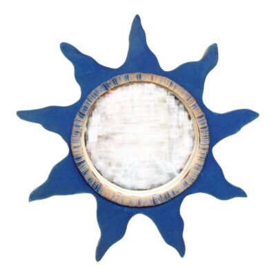 Nightfall Sun - Ceramic Wall Mirror