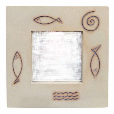 Ocean Reflection - Ceramic Wall Mirror