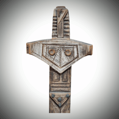 Forgotten Ritual - Handmade Textured Ceramic Decorative Figure
