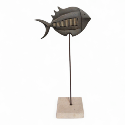 Bronze Fish Sculpture - Silent Motion