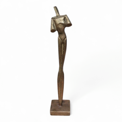 Abstract Male Figure Bronze Sculpture - Modern Figurative Art