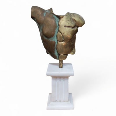 Bronze Male Torso - Contemporary Figurative Sculpture