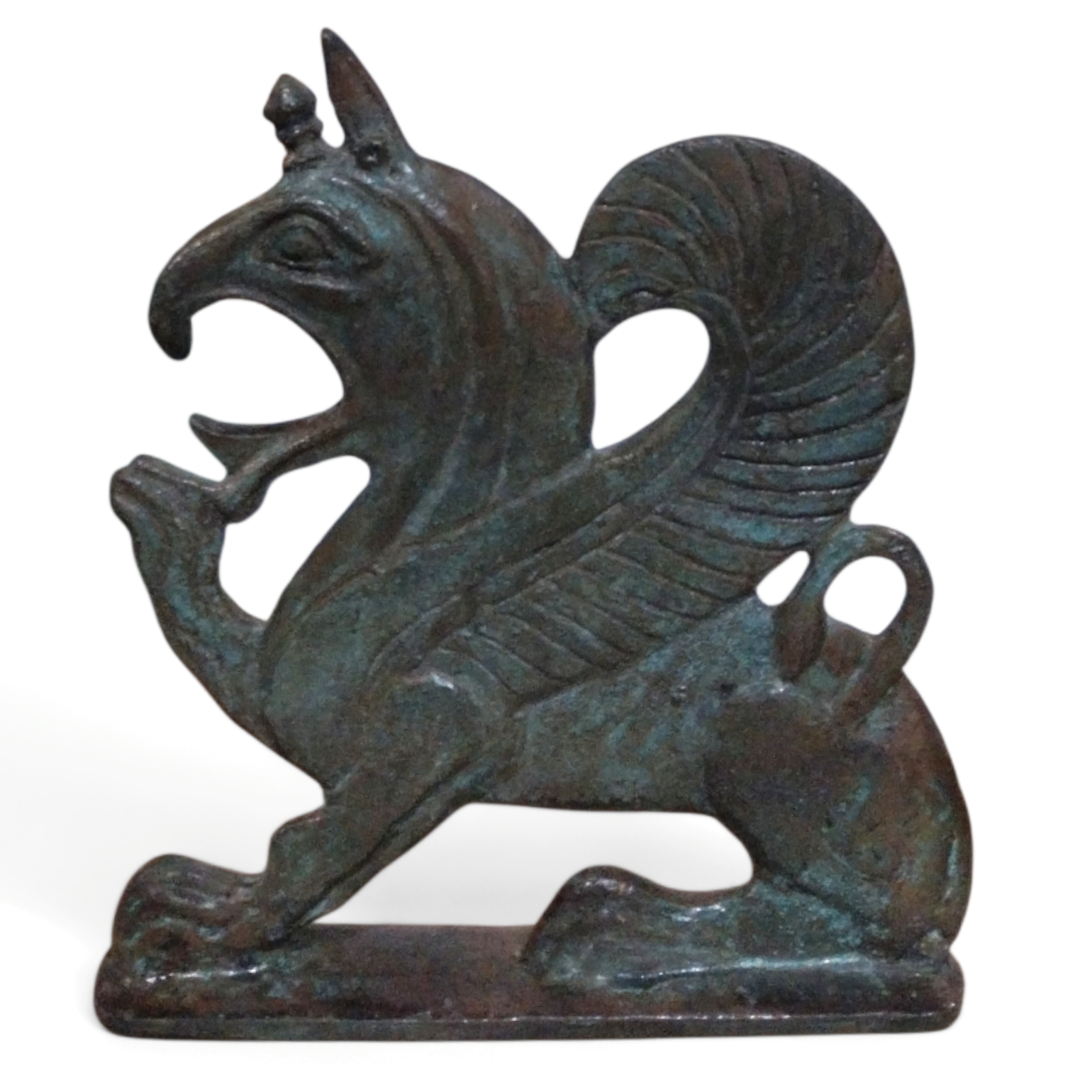 Bronze Sphinx Sculpture - Greek Mythology Inspired