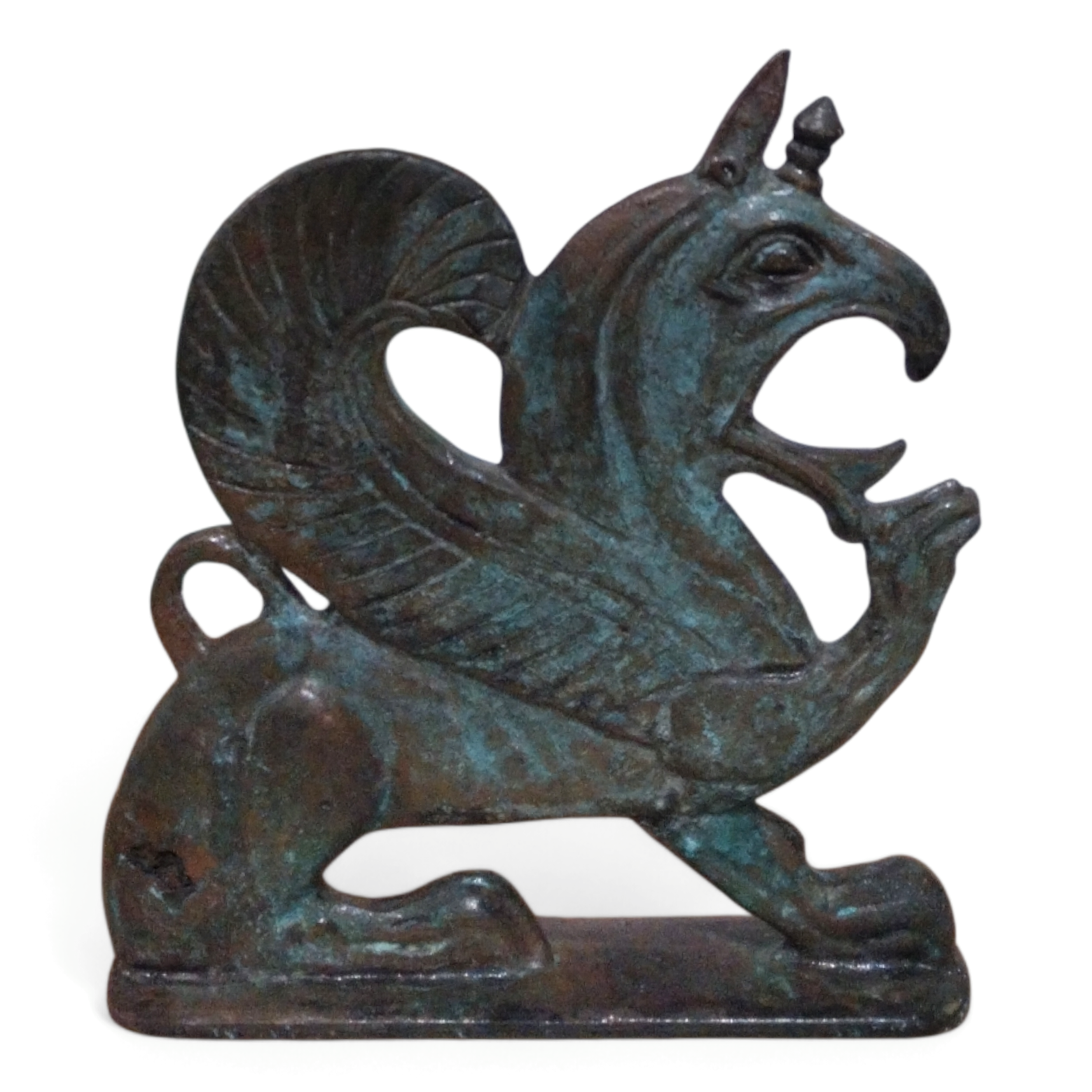 Bronze Sphinx Sculpture - Greek Mythology Inspired - Image 3