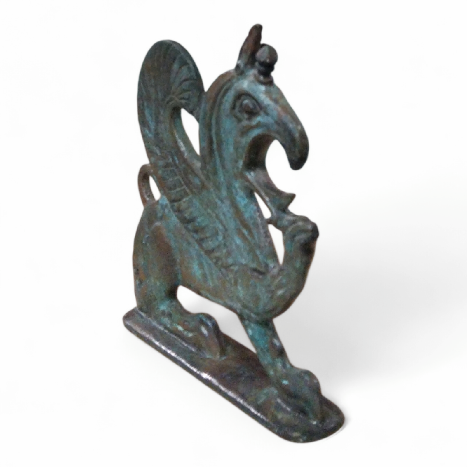 Bronze Sphinx Sculpture - Greek Mythology Inspired - Image 2